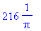 216*1/Pi